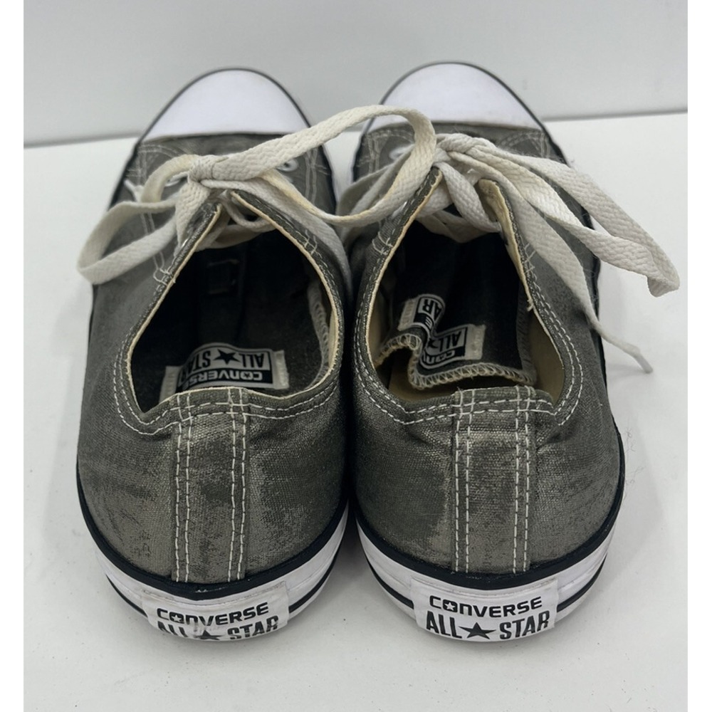 Converse All Star Women's 11 Men's 9 Low Top Chuck Taylors Sneakers Metallic - Picture 5 of 9